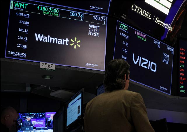 Walmart и Palantir спровоцировали распродажу в S&P 500