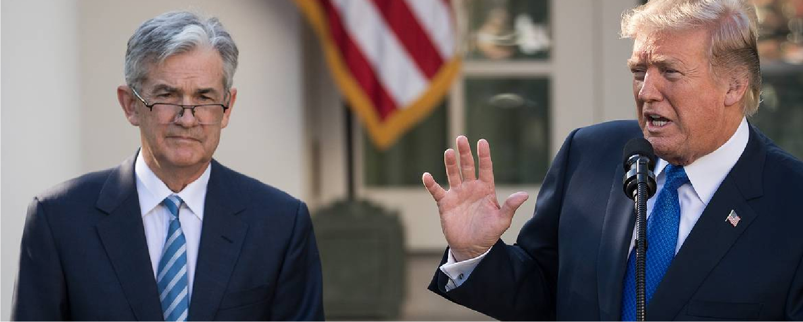 Рынок ответил падением на комментарии Пауэлла о тарифах