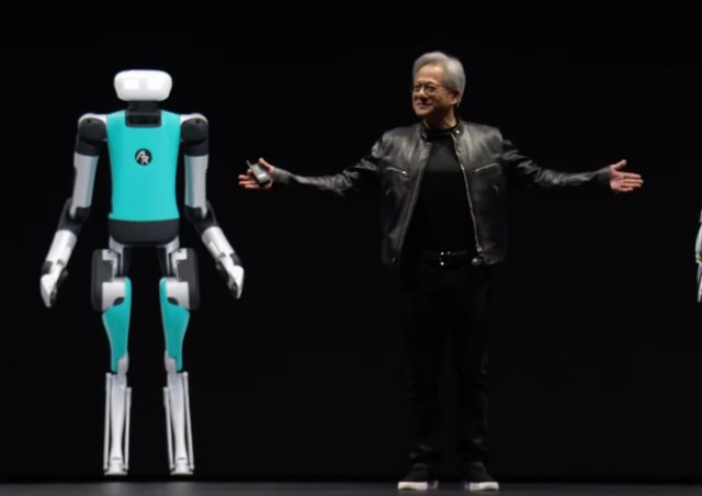 Глава Nvidia Дженсен Хуанг пообещал в понедельник анонс «нового мозга» для роботов