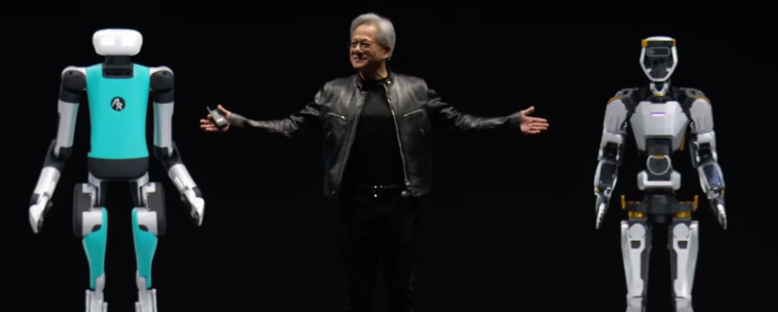 Глава Nvidia Дженсен Хуанг пообещал в понедельник анонс «нового мозга» для роботов